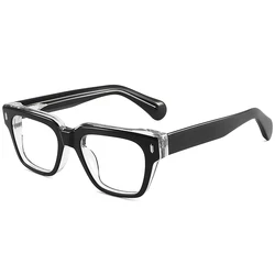 New Acetate Rectangle Eyeglass Frames for women,Cute Myopia Optical Prescription Vintage Fashion Men Eyeglasses Frames