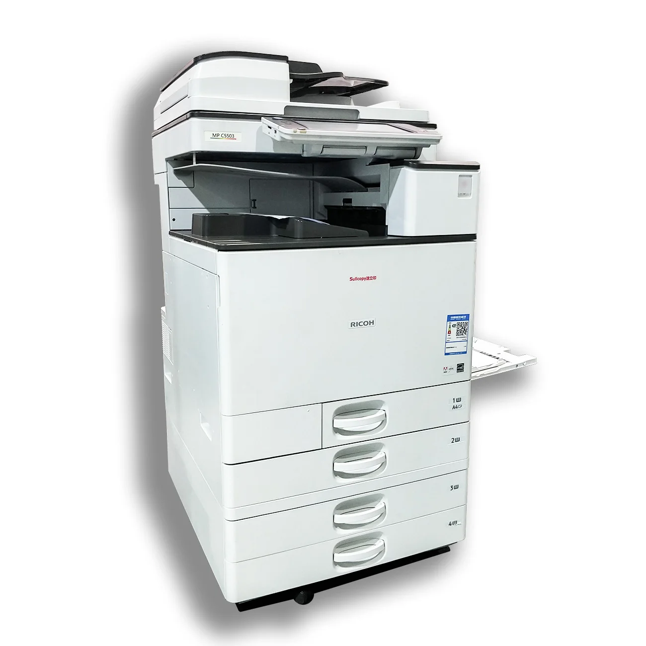 Used A3 Color Laser Photocopier Remanufacture Ricoh Copier Machine For Ricoh MPC5503