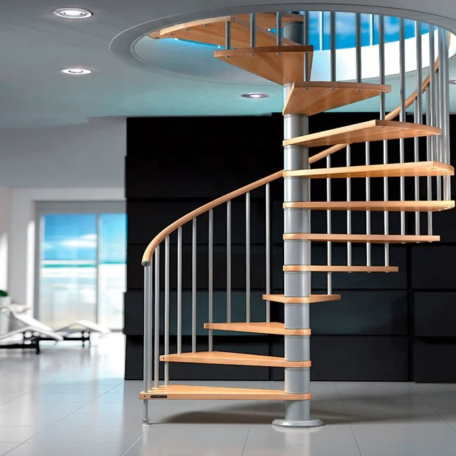 Австралийский стандарт Подгонянная винтовая деревянная лестница протектора из нержавеющей стали
