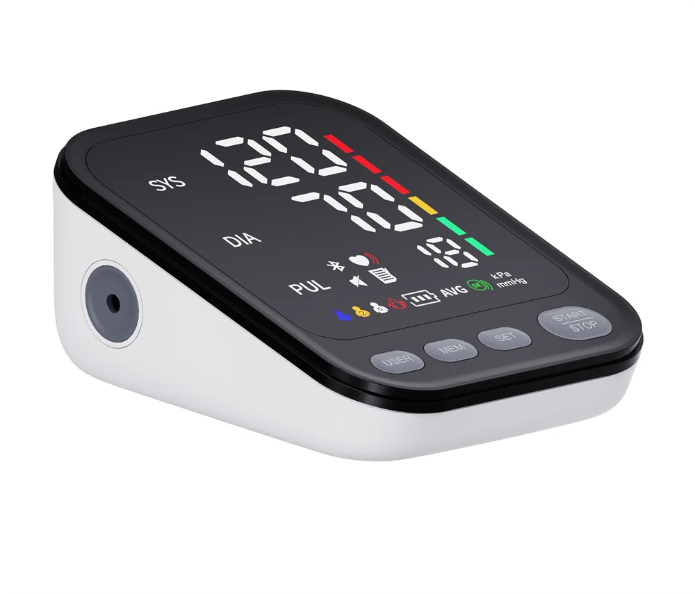 Hot Model BP Monitor Customization Big Screen Digital Tensiometros Electric Automatic Arm Blood Pressure Monitor