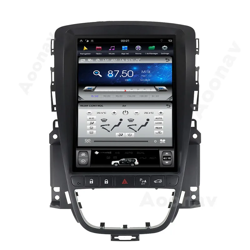 AOONAV Android 8.1 Car DVD Player GPS navigation For OPEL Astra J 2010 GPS Radio Navigation Multimedia System
