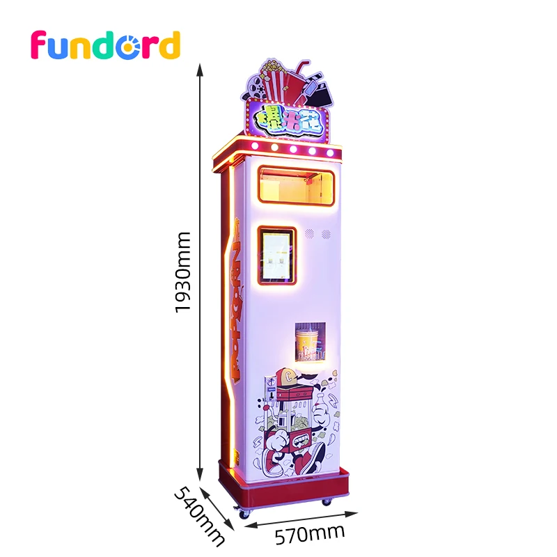 Fundord Selling Snack Food Vending Machine Automatic Visualization window Popcorn vending machine Makers For Sale