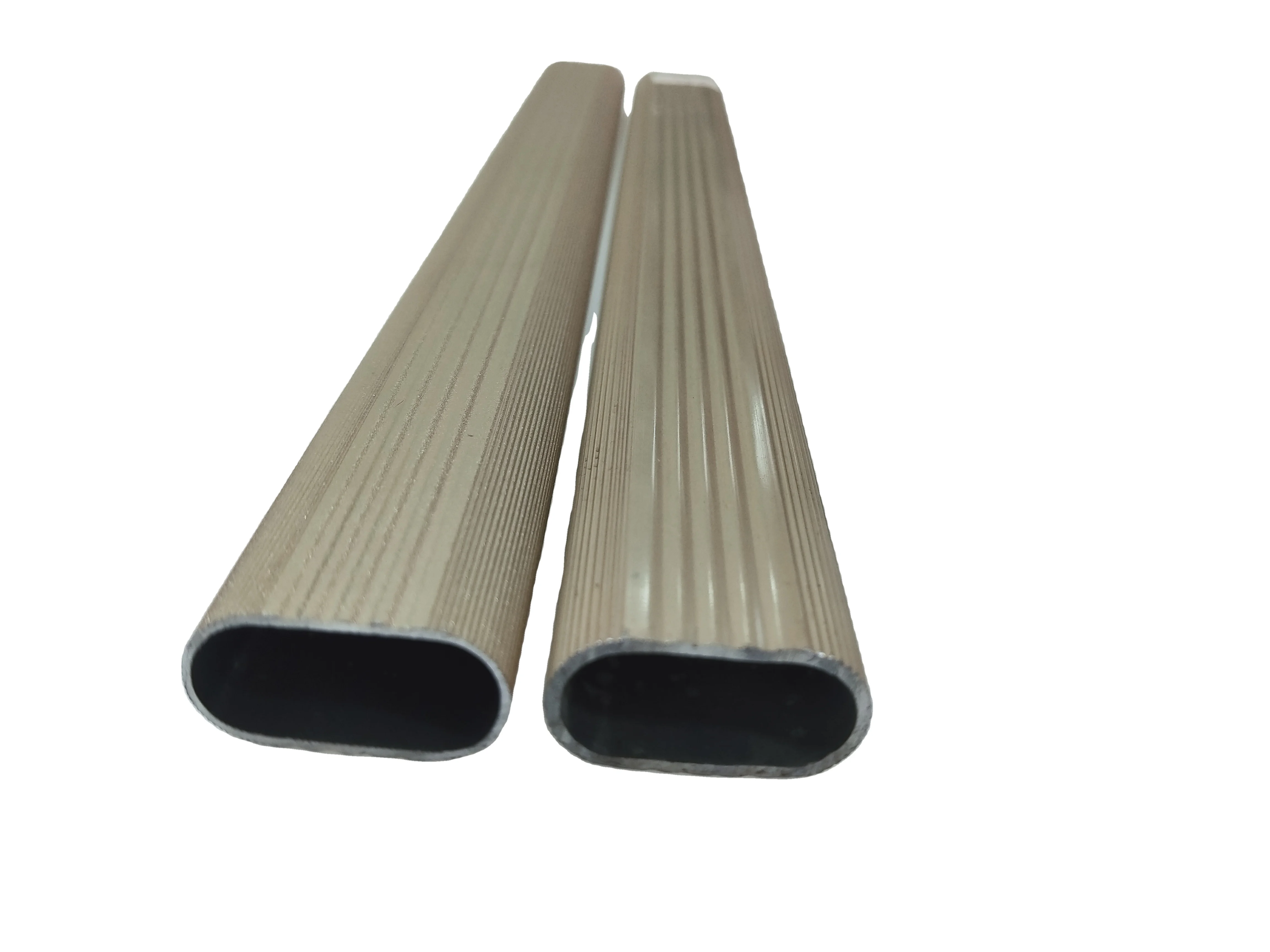 Aluminium Wardrobe Clothes Hanger Beam-Extrusion Aluminium Oval Tube Profile