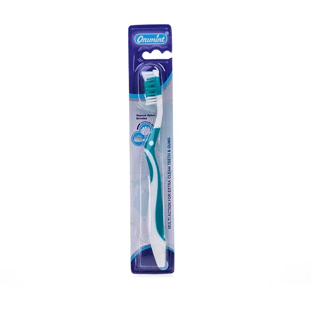 Plastic adult gum massage toothbrush for adult