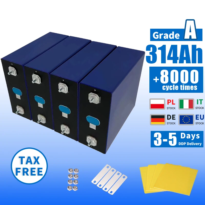 3 2 В 314Ah призматические литий-ионные аккумуляторы с 6000 циклом 280k MB31 MB30 280Ah 304Ah 320Ah 340Ah Lifepo4 Lfp