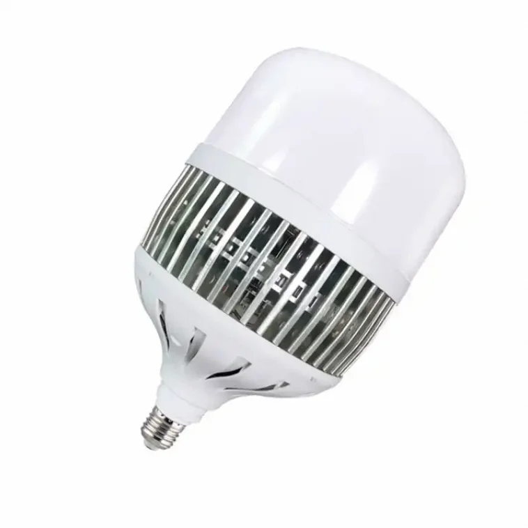 LED lamp light Good price aluminum fin heat dissipation 220V high-power ultra bright LED bulb for house school office factory