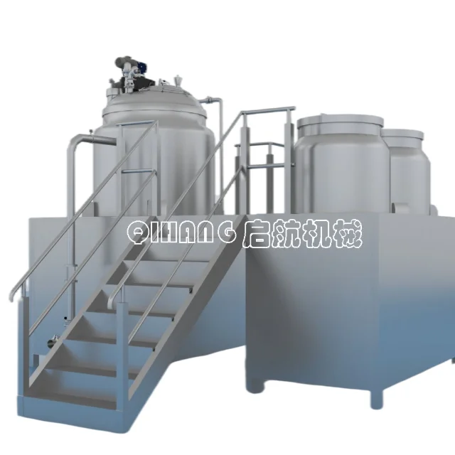 Factory Price Automatic Vacuum Homogenizing Emulsifier Gel Making Machine chemical Machinery Equipment  Vacuum Emulsifier