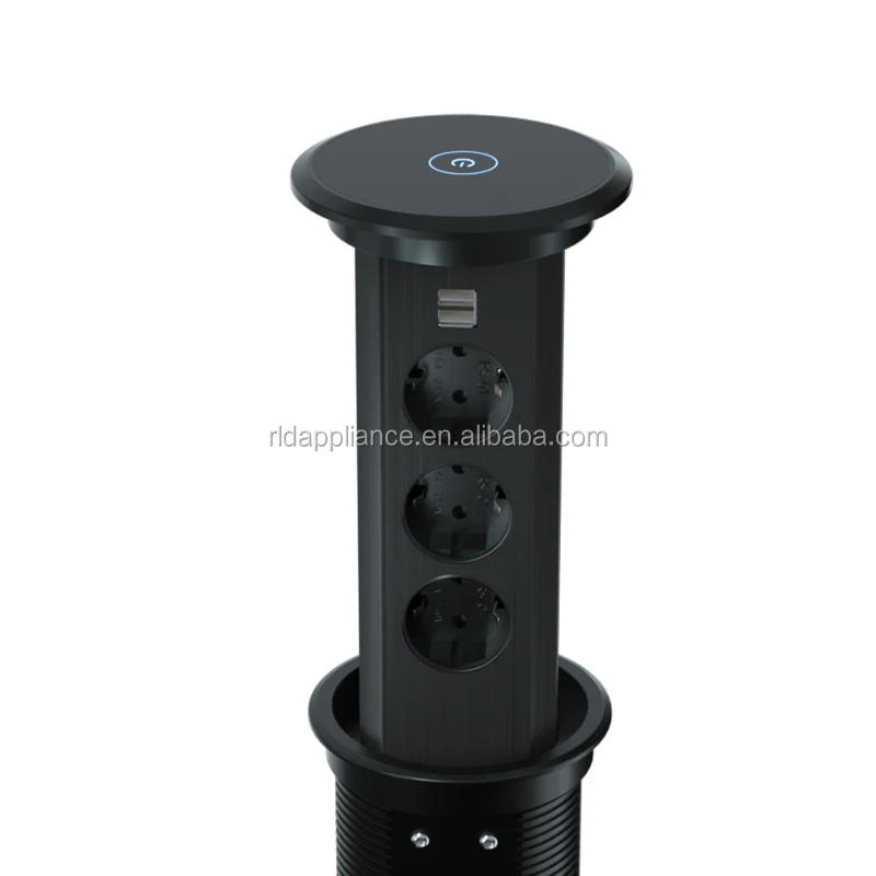 Wireless Charging Concealed Kitchen Worktop Electrical Sockets