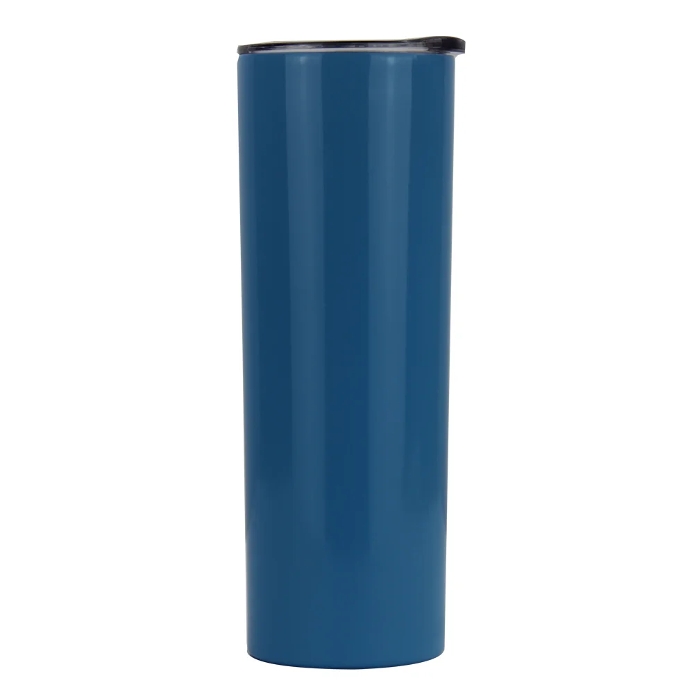 Wholesale 20 oz sublimation blank double walled tumbler cups with lid and straw