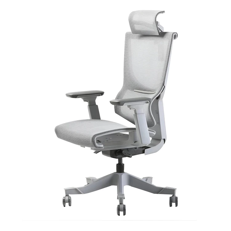 Удобное эргономичное офисное кресло с сетчатым вертлюгом идеального дизайна
