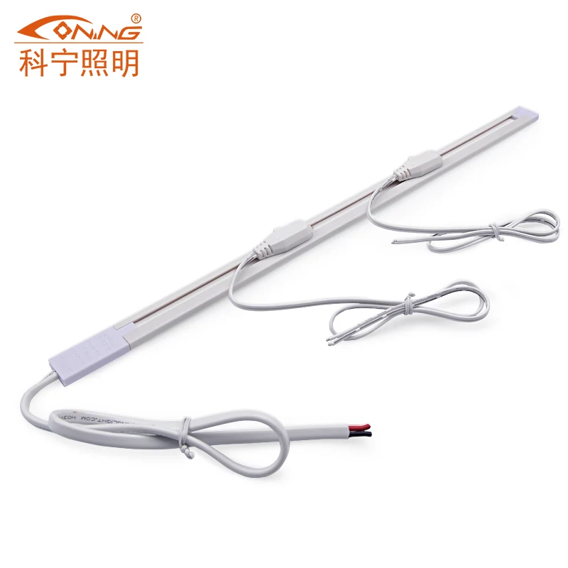 Custom Led Light Accessories Inner Conductive Track Magnetic PC+Copper materials Track Rail For Food Display Iron Shelf