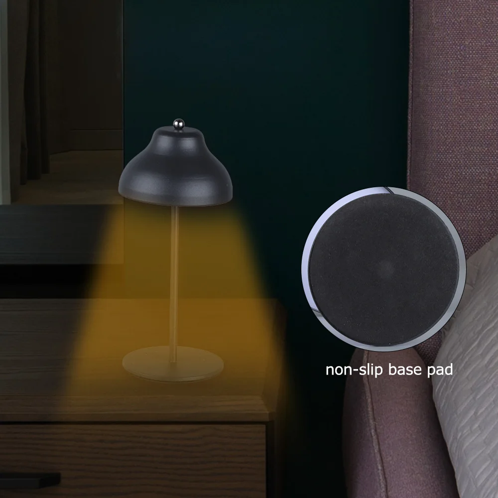 USB Rechargeable Touch Sensor Mini Night Table Light Umbrella Desk Lamp For Bedroom Decoration