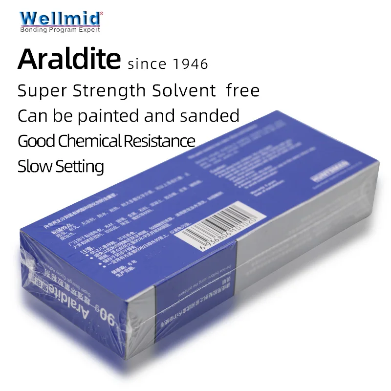Araldite AB эпоксидный клей 90 минут Стандартный без растворителя профессиональный класс супер прочность для всех материалов 120 шт *