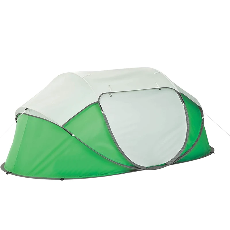Outdoor Automatic 4 Person Pop Up Tent Waterproof Camping Hiking Tent Quickly Open Boat Tent