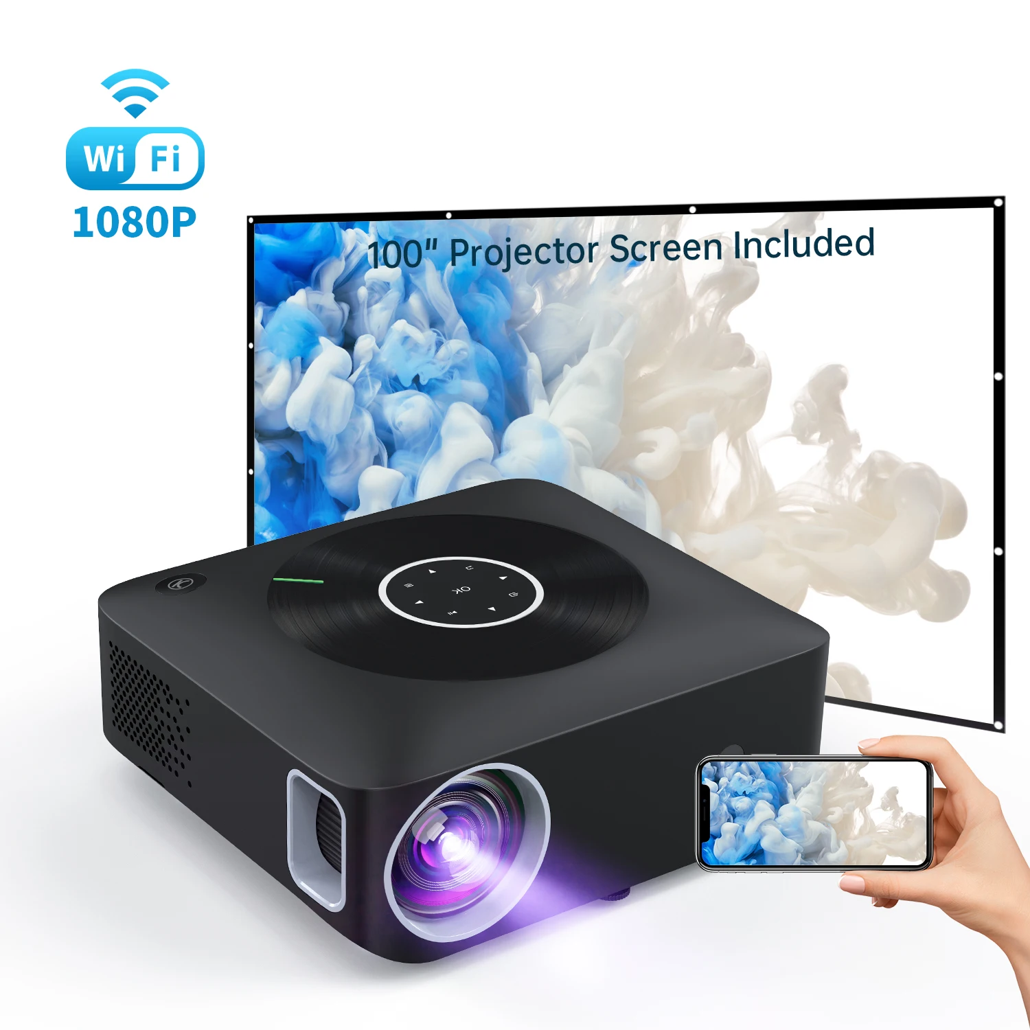 [VANKYO 1080P Full HD Projector ]OEM ODM Original Factory Price Mini 1080p LED LCD Video Home Theater Projector