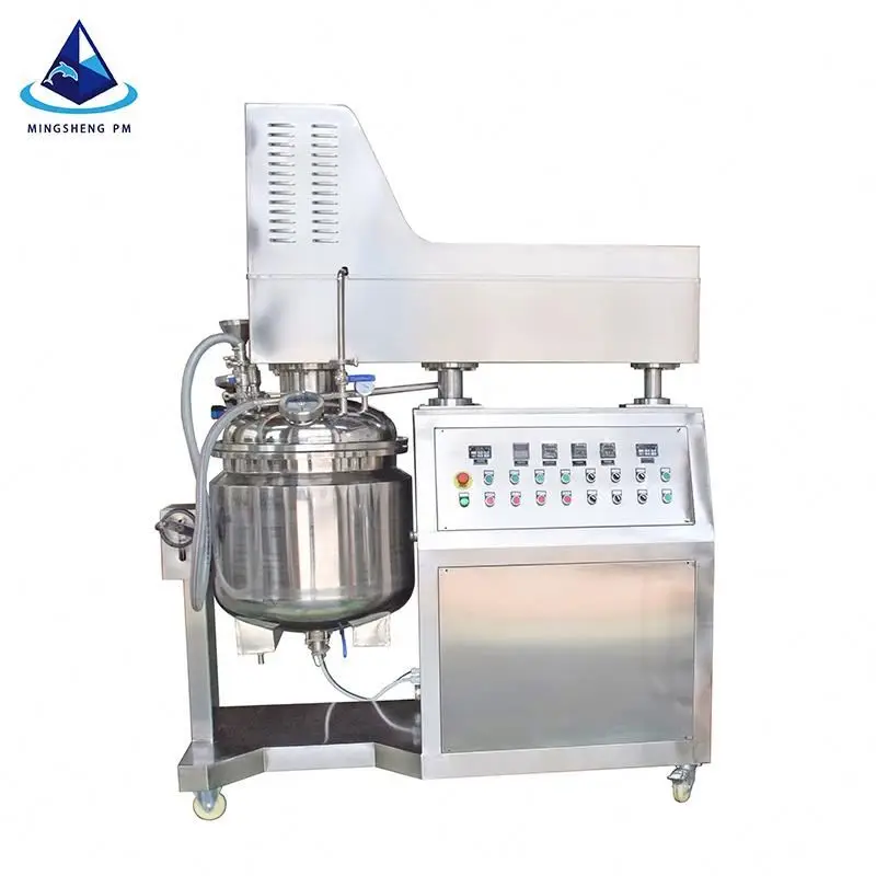 vacuum homogenizing  mayonnaise  pomade meat emulsification mixing emulsifying emulsion pump vacuum mixer emulsifying machine