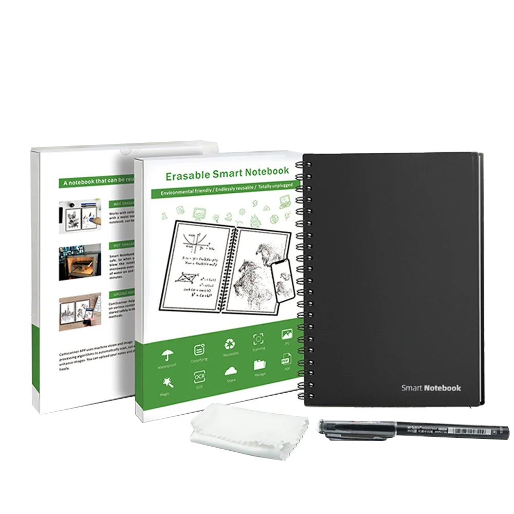 Notebook Smart a Storage Reusable Magic Book Electronic Reusable Smart Notebook