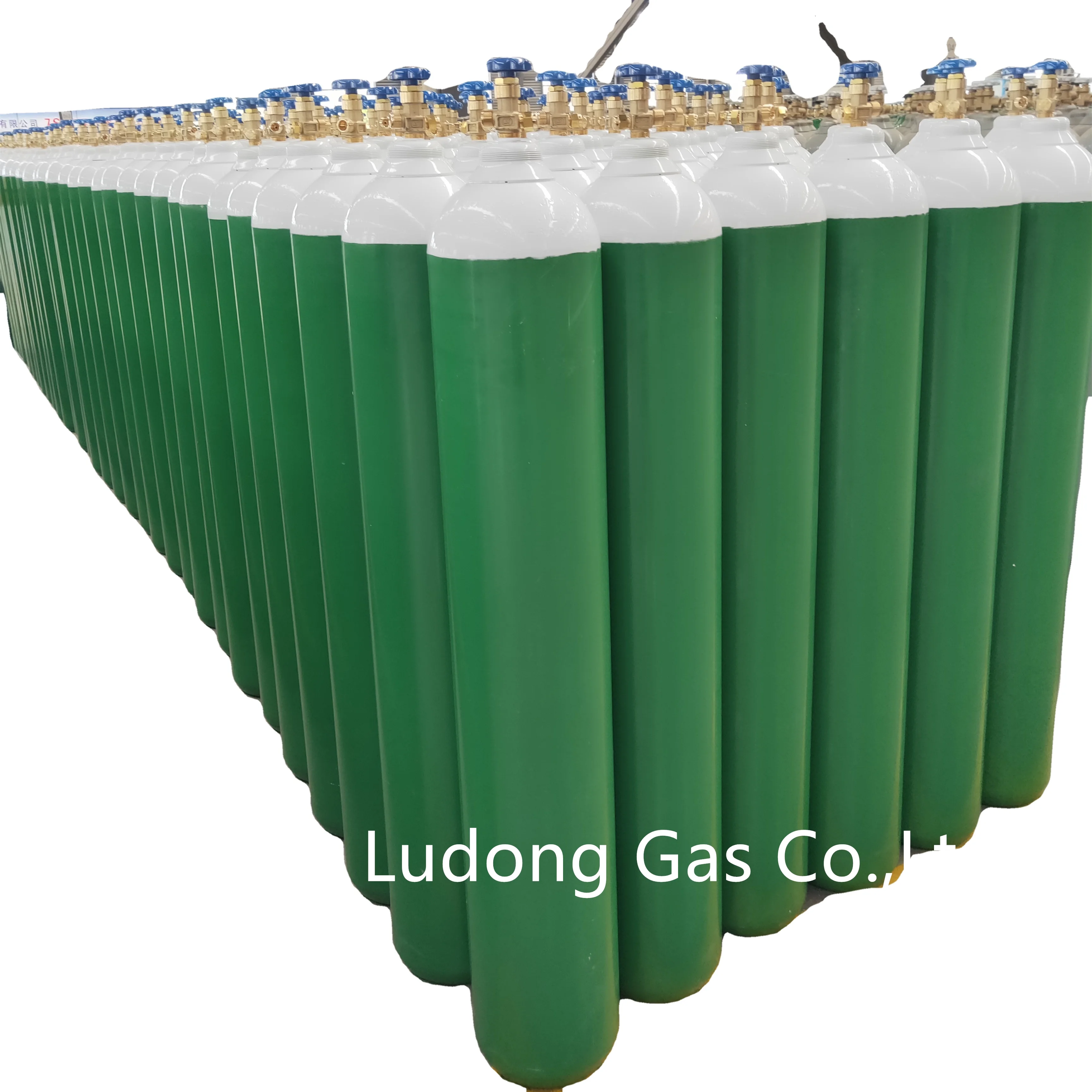 99.999% High purity oxygen gas in 40L cylinder