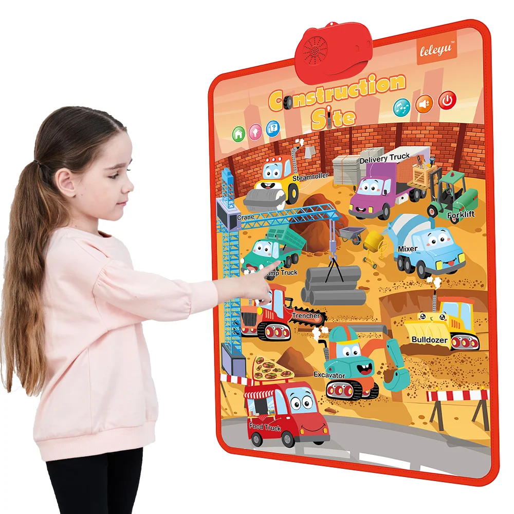 Multi-Language Talking Poster ABC Alphabet  educational interactive talking poster chart toy
