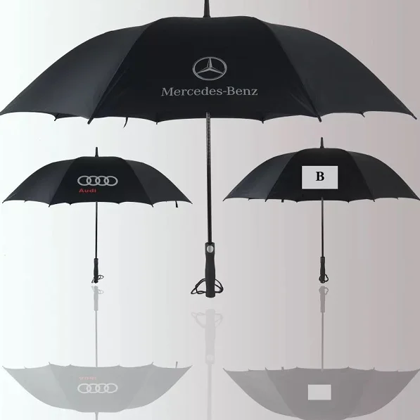 Новая модель непродуваемого дождя подарок гольф зонтик с логотипом печать для продвижения (1600099772533)