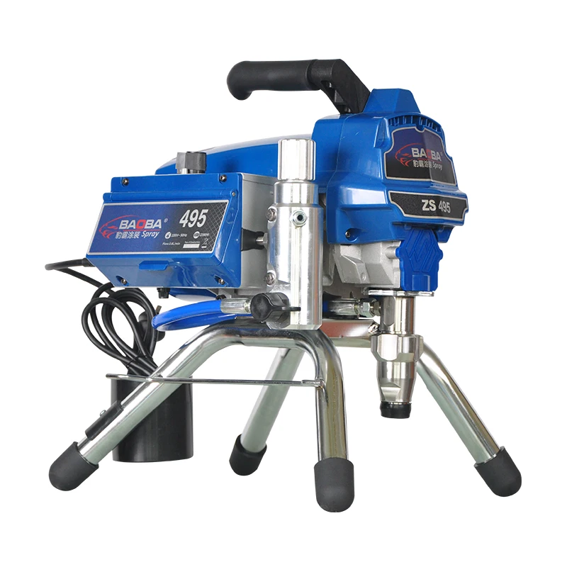 BAOBA 495 High Power High Pressure Paint Putty Electric Airless Sprayer And Waterproof Spraying Machine