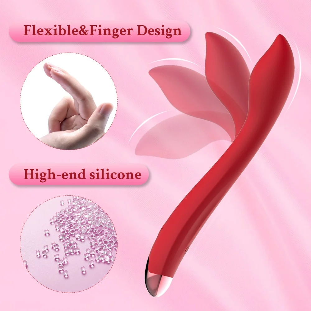 New Mini Thumb Single Shock G-Spot Stick Female USB Adult Dildo 10-Frequency Masturbation Stick Sexy Wholesale Dropshipping
