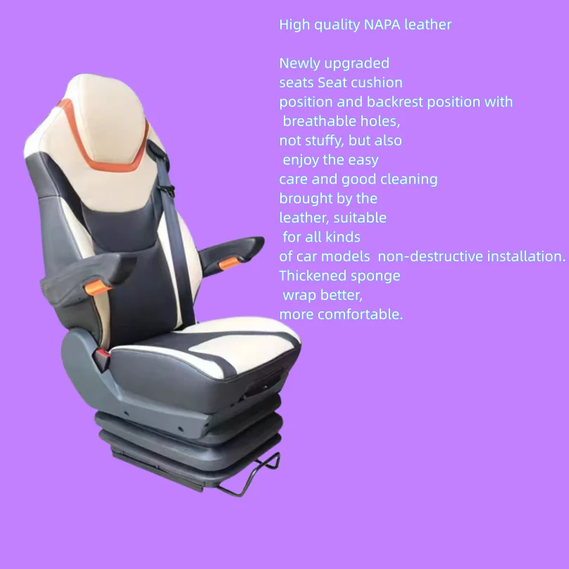 Shacman Hydraulic Air Suspension Truck Driver Seat