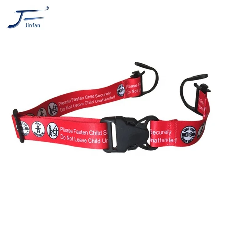 American supermarket shopping cart safety belt fasten child securely