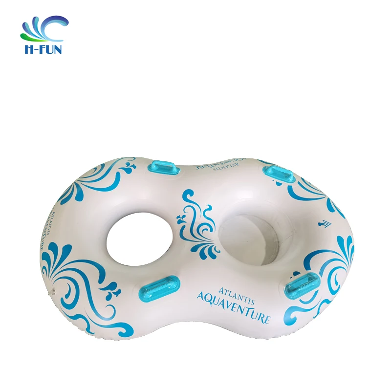 Customize pool floater inner tube river tubes Atlantis custom inflatable water park tube