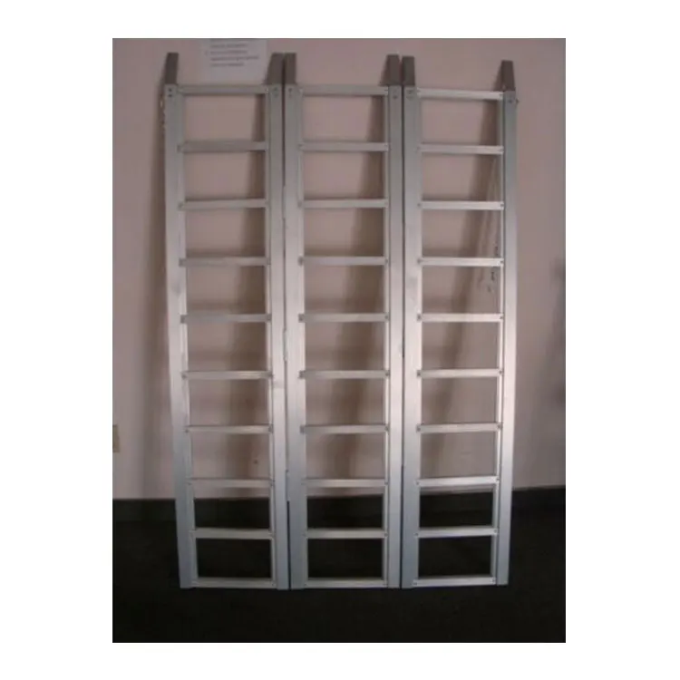 1500 LBS  Tri-Fold Folding Motorcycle ATV Aluminum Loading Ramp Snowmobile Lawn Trailer