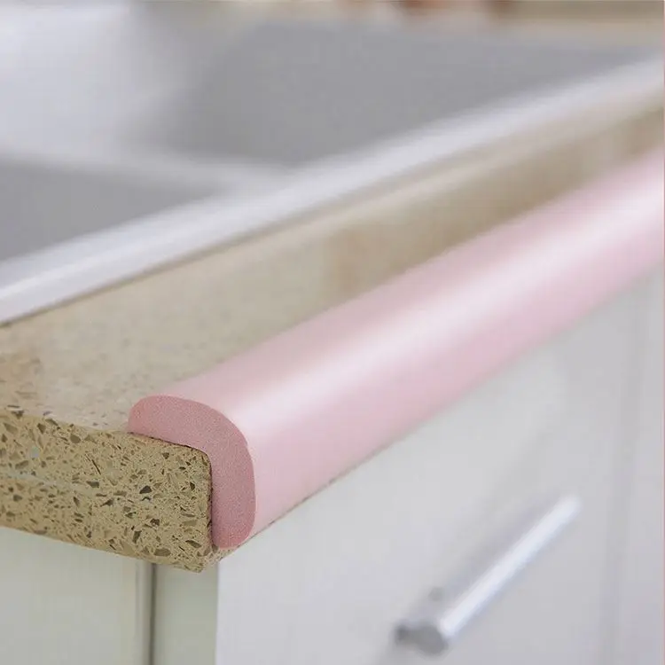 China Manufacturer Side Corner Protector Plastic Baby Safety Edge Tape Blue Corner Protector