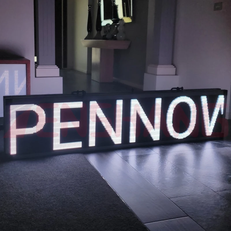 Smart App Control Led Screen Scrolling Message Pattern Graffiti Text Led Sign Board Animation Rgb Led Display Panel