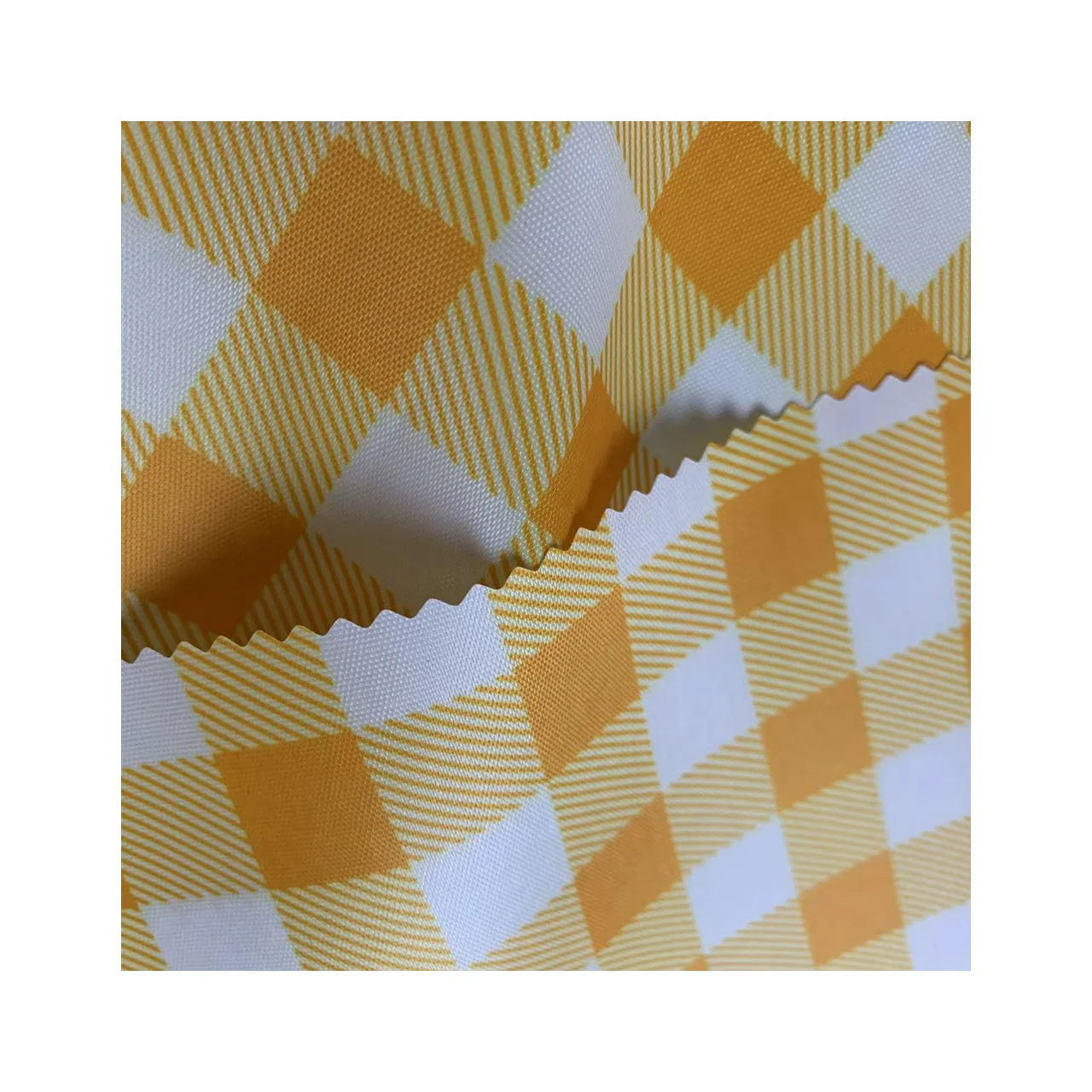 Oxford cloth gingham printed picnic mat fabric outdoor tent bag picnic mat material