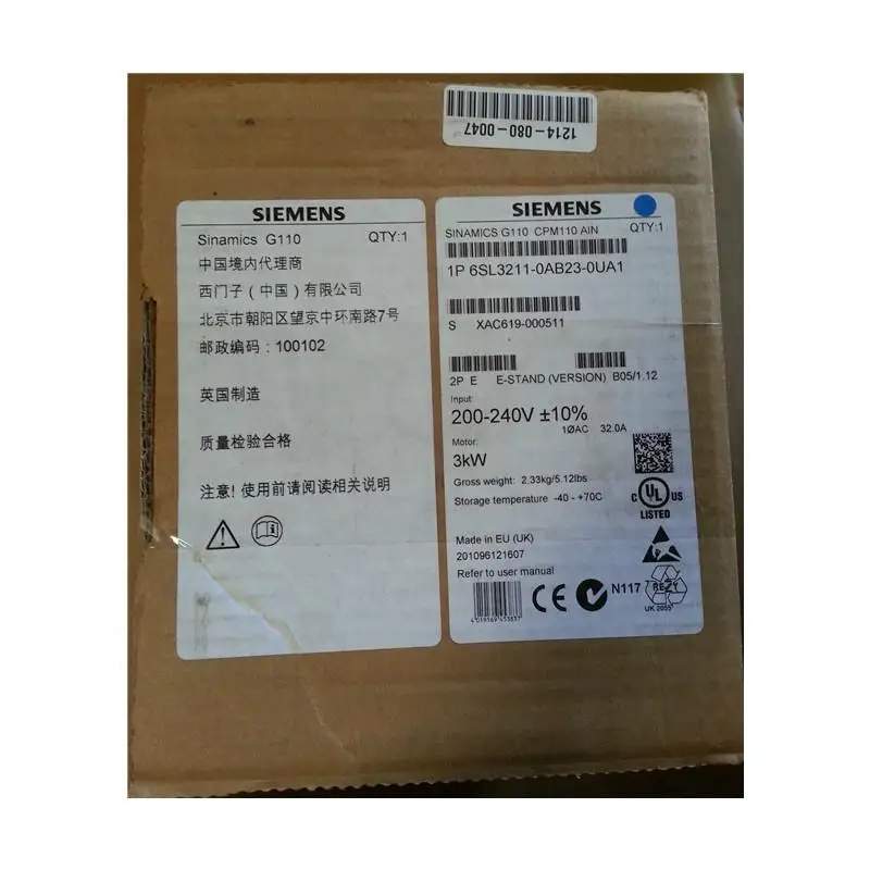 Новый оригинальный 6SL3211-0AB23-0UA1 SINAMICS G110-CPM110 привод переменного