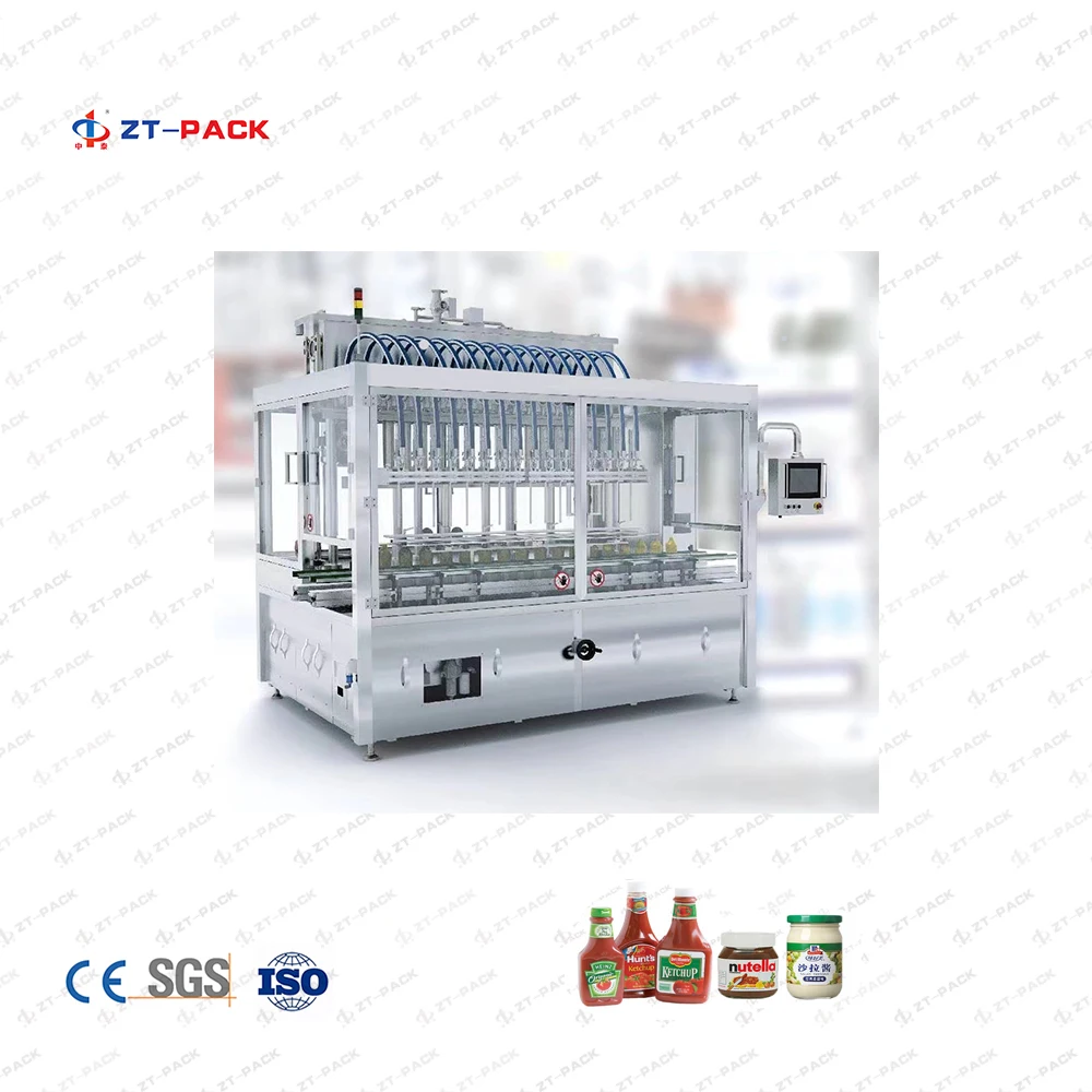 Automatic Honey Jar Tomato Filling  Machine For Chilli Paste Liquid Stick Sauce filler Ketchup Filling Packaging Machine