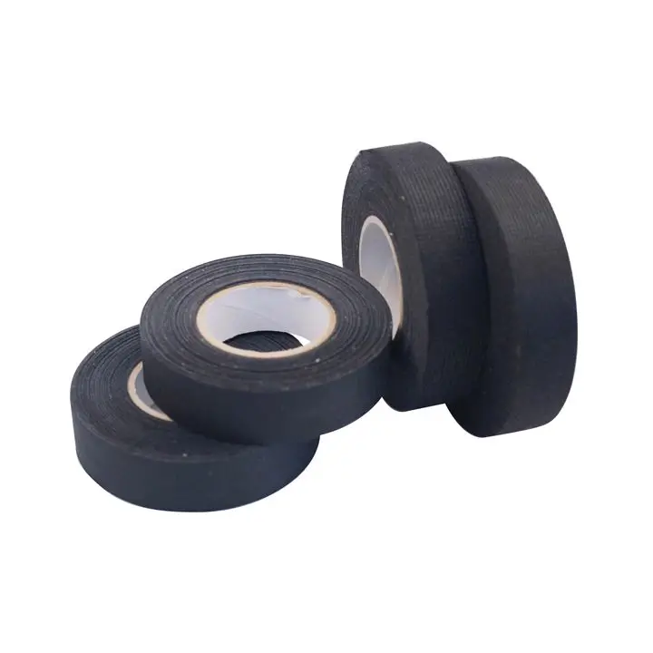 High adhesive Acetate PET Polyester cloth cotton insulation Fabric fiber tape for Automobile wire