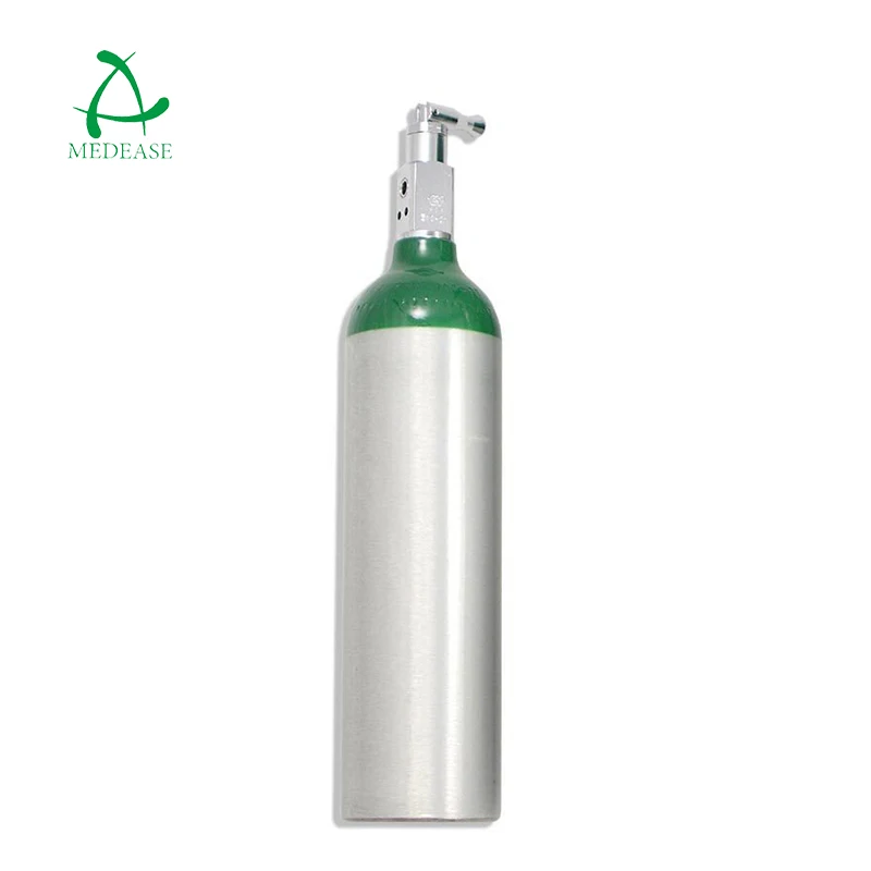1l 2l 3l 5l 8l 10l Aluminum Cylinder Medical Oxygen Gas Cylinder With Valve And Regulator For Ambulance Hospital