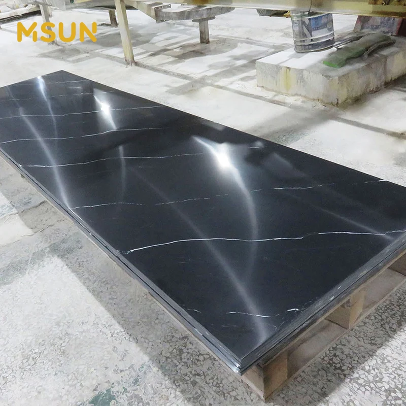 Marble Pattern Acrylic Resin Artificial Stone Slabs Pure Corains Acrylic Solid Surface Sheets