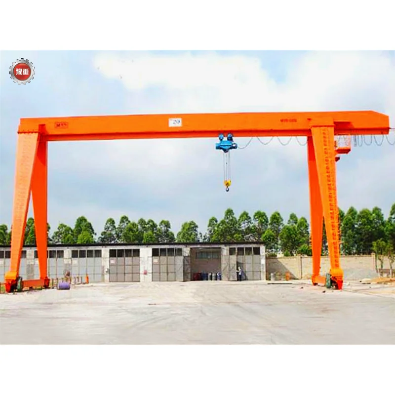 20 ton a frame crane outdoor steel pipe handling single beam gantry crane Electric hoist