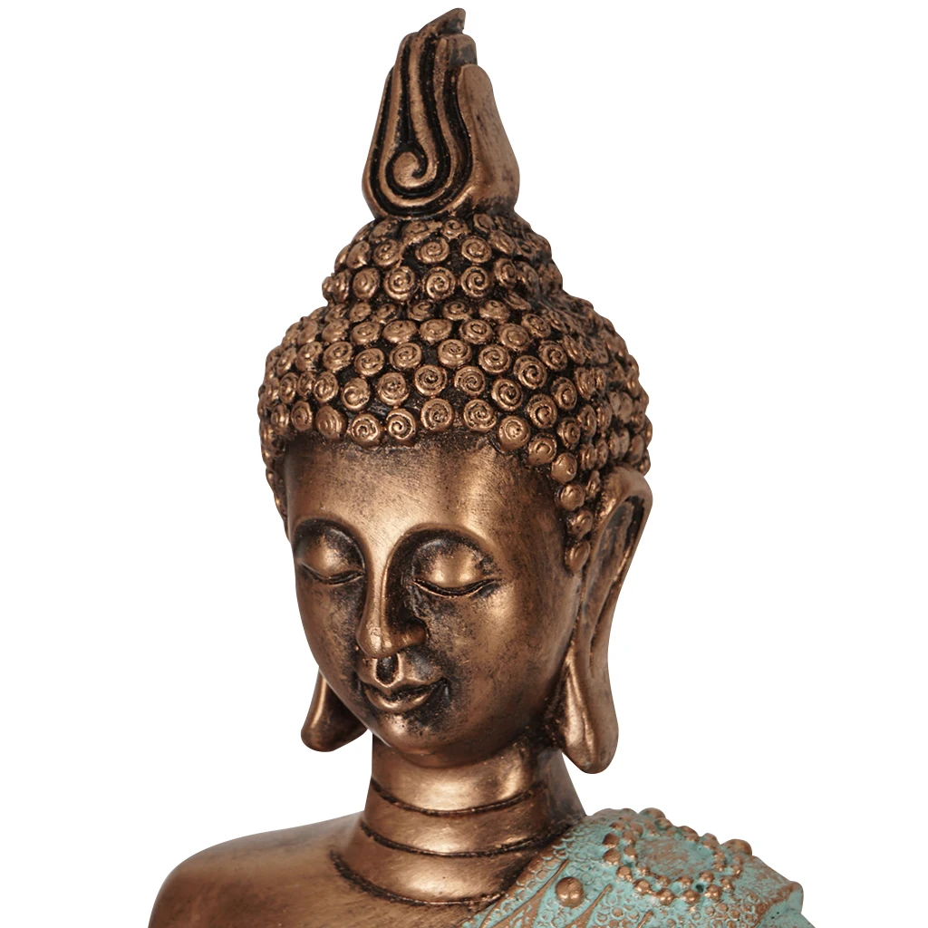 Southeast Asian Restaurant Living Room Meditation Buddha Statue Decoration Resin Thai Buddha Statue