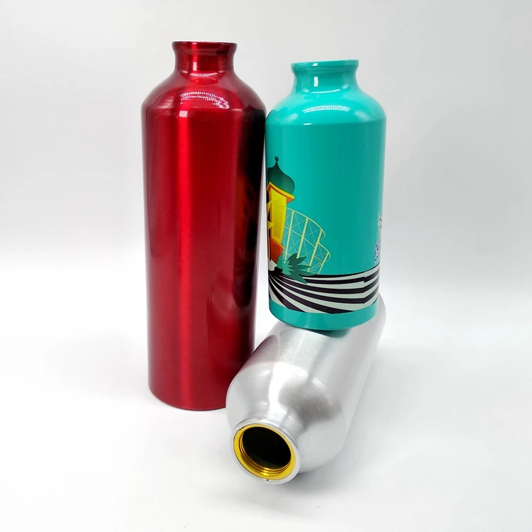 China Manufacture Oem Color Aluminum 1000Ml Water Bottle 1L Logo Golden Aluminum Bottle