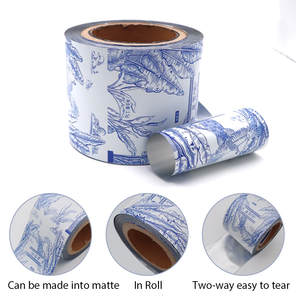 Customized Aluminum Foil Roll Film Double-sided Printed candy Capsule Composite Film