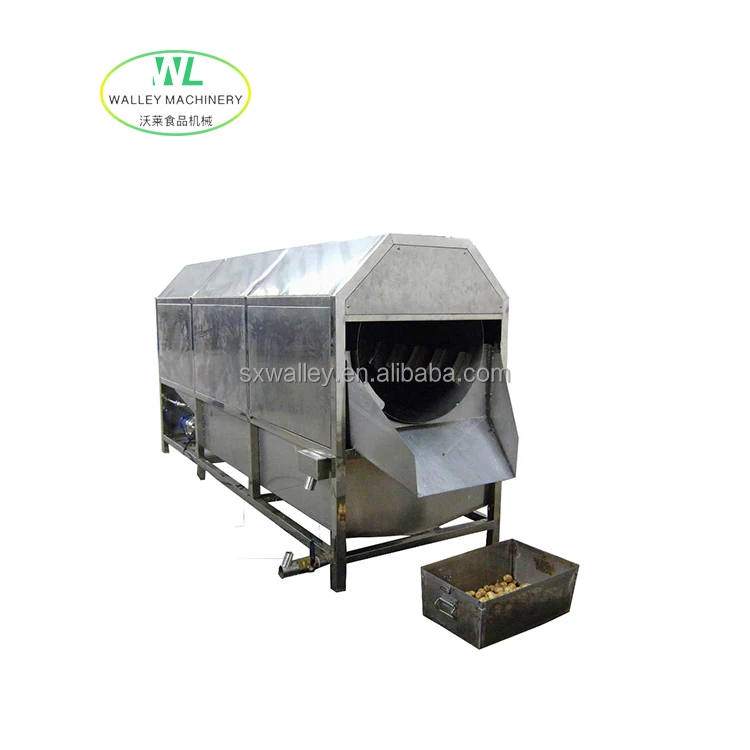 Hotsale Industrial Factory Price Onion Rotary Drum Washer/ Taro Rotary Washing Machine/ Potato Rotary Cleaning Machine