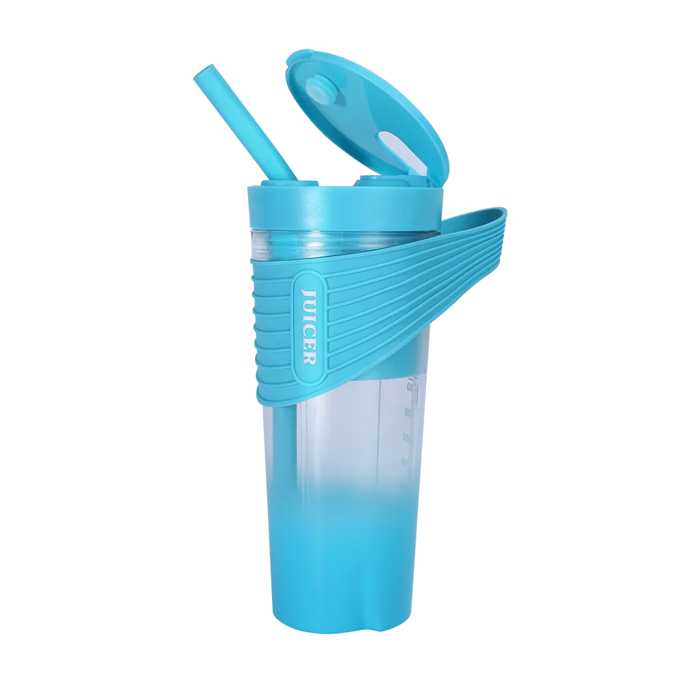 6 Blades Portable Blenders Mini Mixer Juicer Extractor Electric Usb Smoothie Portable Blenders With Straw