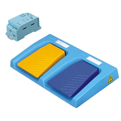 Kacon 2.4GHz Wireless Foot Switch Double Pedals with Internal Battery