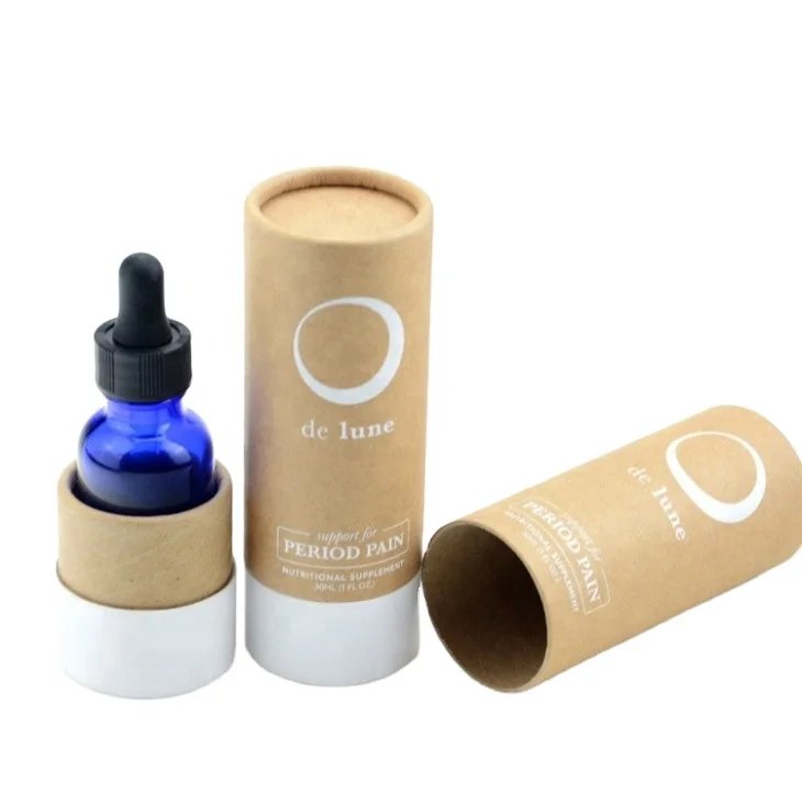 Customizable Design Paper Cylinder Box Packaging Luxury Recycled Paper Tube Box Cylinder For Scent