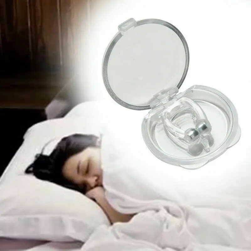 Snore stopper equipment tool magnetic anti snoring free nose clips in