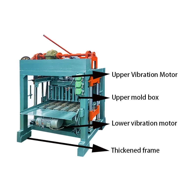 Hot sale 400*200*200industrial brick making machine parpaing brick making machine mold customized