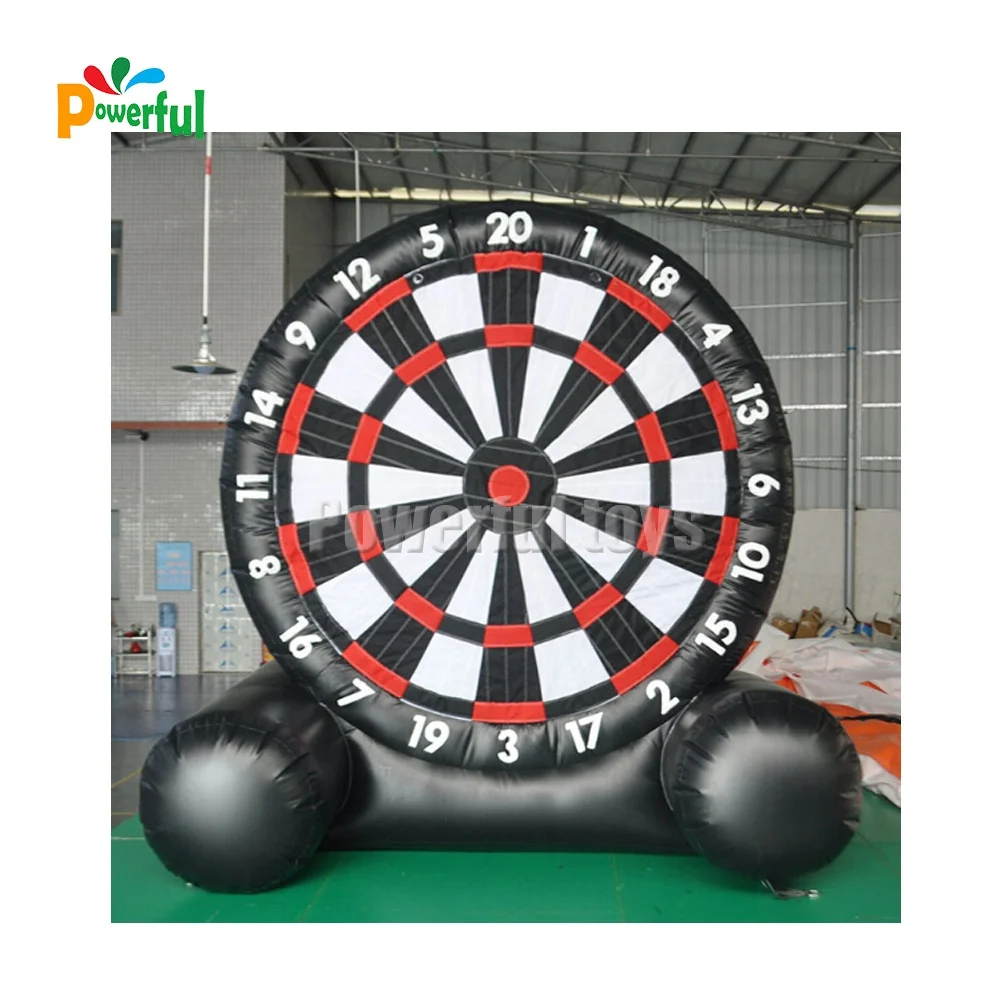 inflatable football shooting target archery tag goal soccer dart