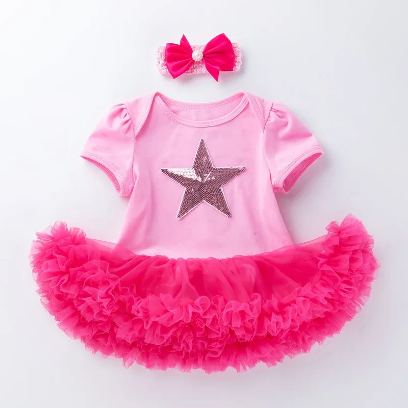 2024 summer baby tutu dress kids 2 years baby girl birthday tutu dress toddler girl fit 0-2 support customized sizes